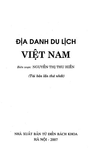 Địa danh du lịch Việt Nam,