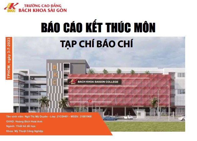 Báo cáo kết thúc môn: Tạp chí, báo chí