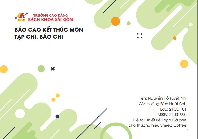 Báo cáo kết thúc môn: Tạp chí, báo chí