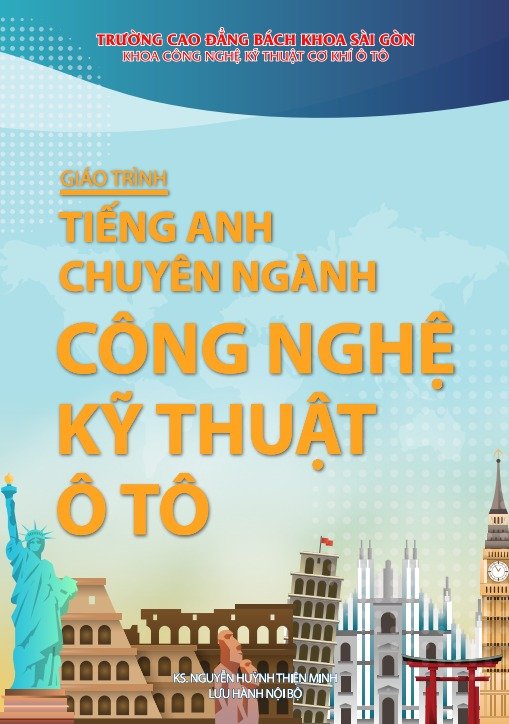 Giáo trình tiếng Anh chuyên ngành công nghệ kỹ thuật ô tô