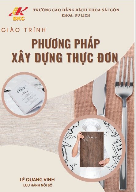 Giáo trình Phương pháp xây dựng thực đơn (dành cho hệ cao đẳng)